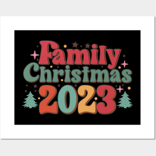 Family Christmas 2023 Matching Posters and Art